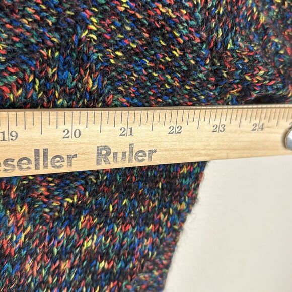 Vtg Barnes storm Multicolor Knit wool alpaca mohair blend Men's Sweater size M - Picture 7 of 9